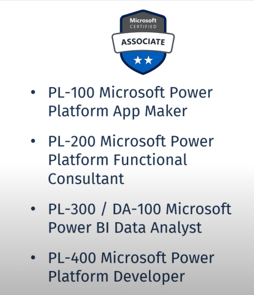 Microsoft Power Platform certification