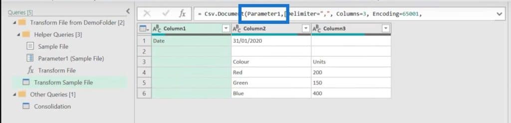 power query combine files from multiple folders