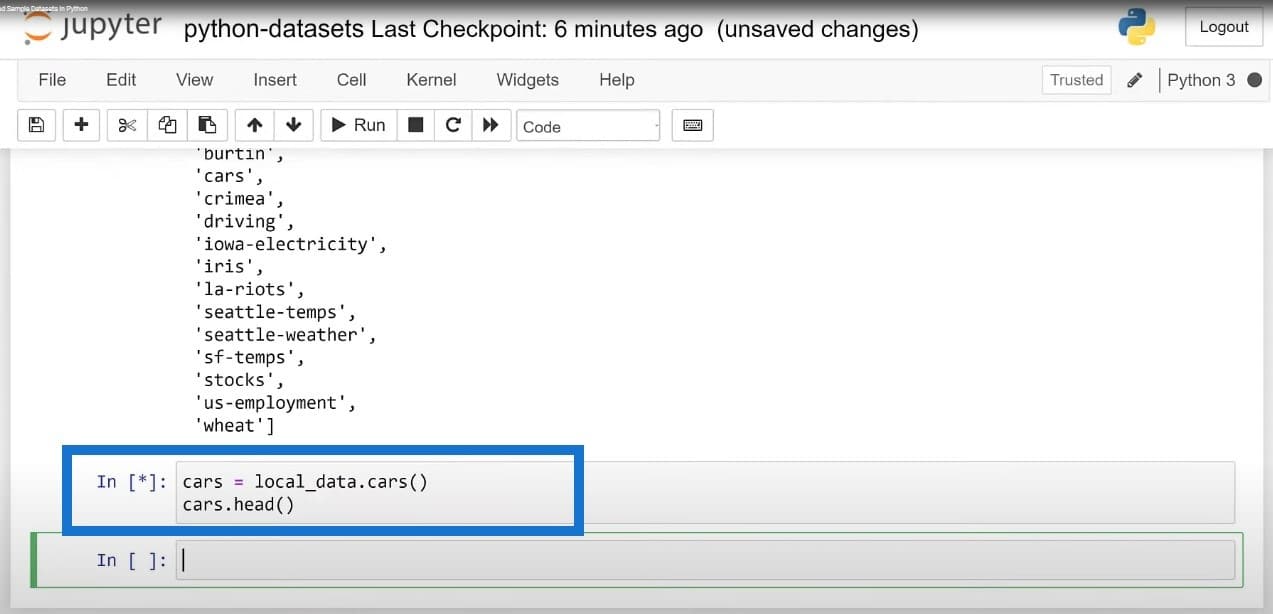 How To Load Sample Datasets In Python – Master Data Skills + AI