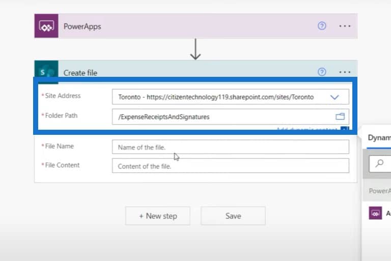 Microsoft Power Automate platform