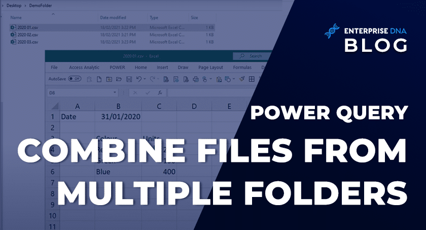 Power Query: Combine Files from Multiple Folders