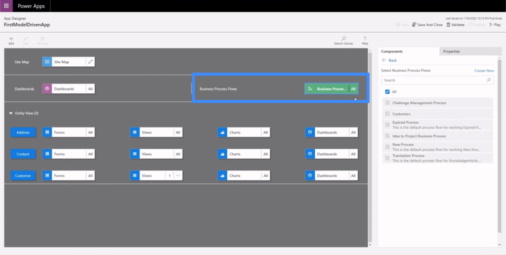 Power Apps Business Process Flow