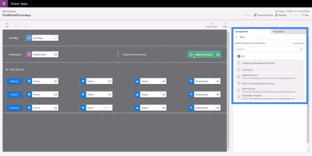 Power Apps Business Process Flow