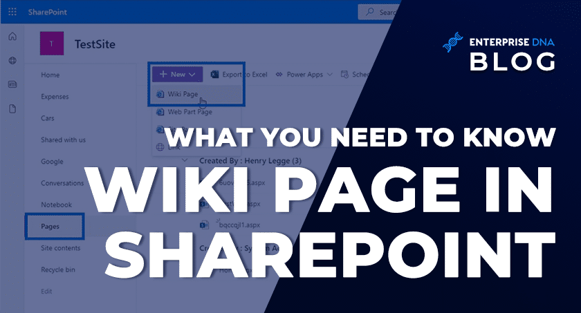 Wiki Page In SharePoint, What You Need To Know