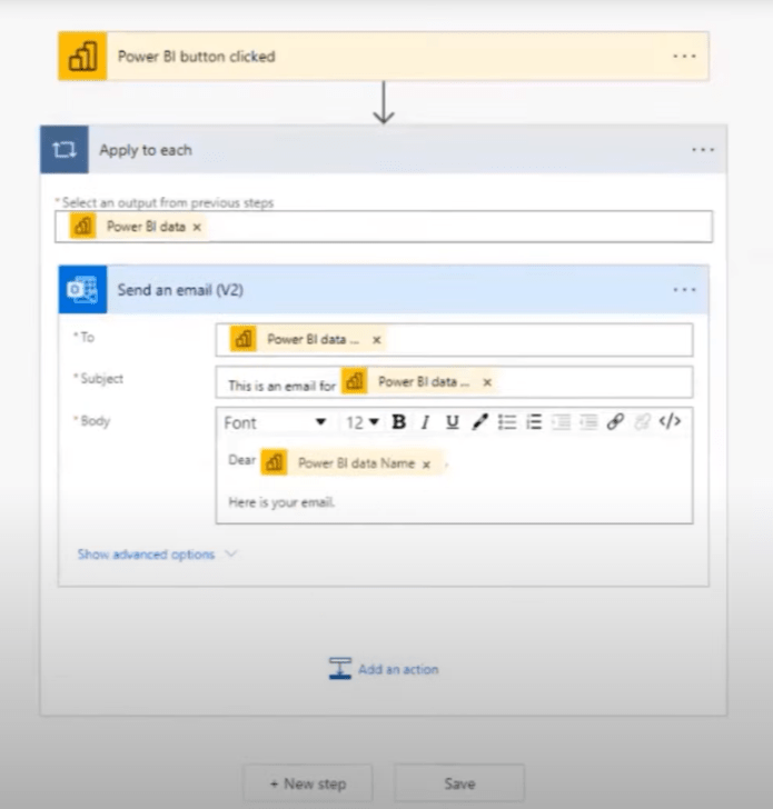 Power Automate platform