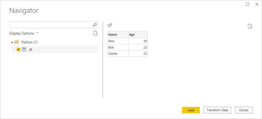 how to use python script in power bi