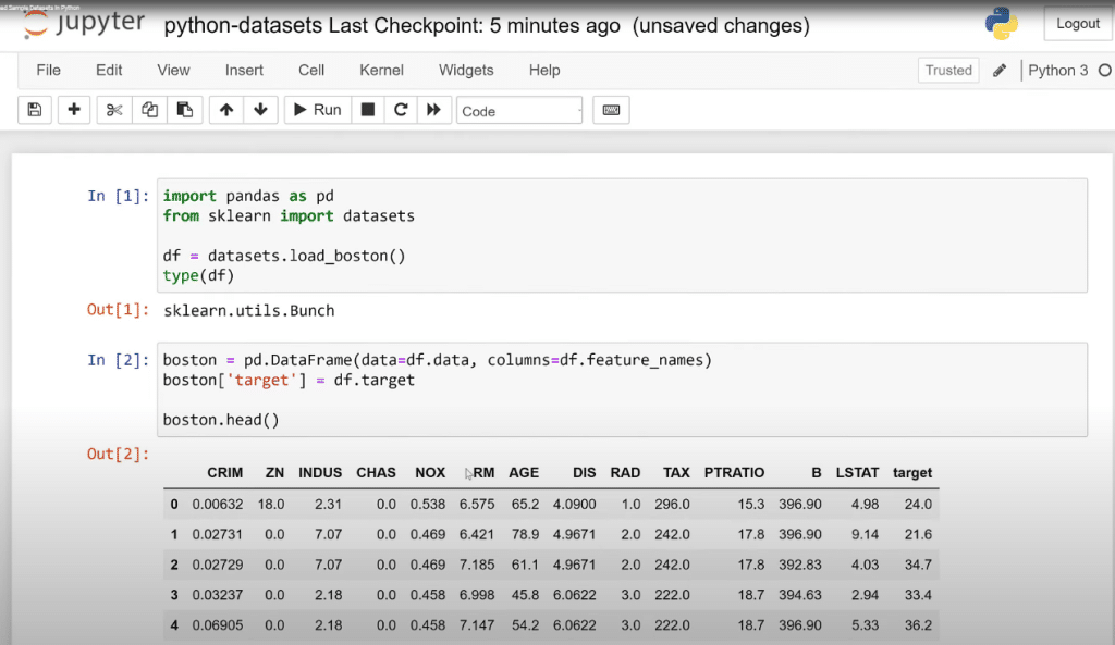 Datasets In Python
