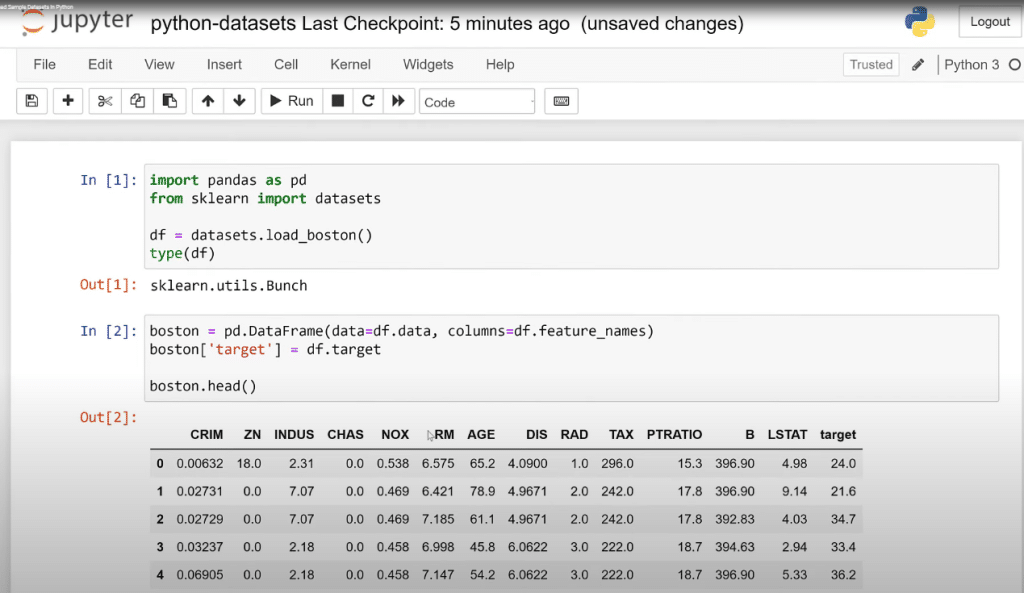 How To Load Sample Datasets In Python – Quant Insights Network