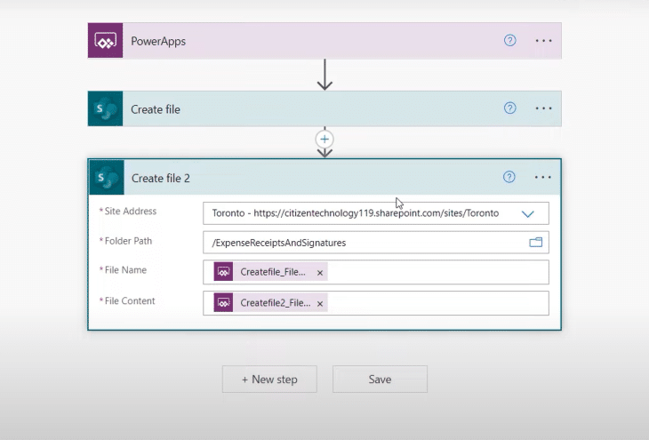 Microsoft Power Automate platform