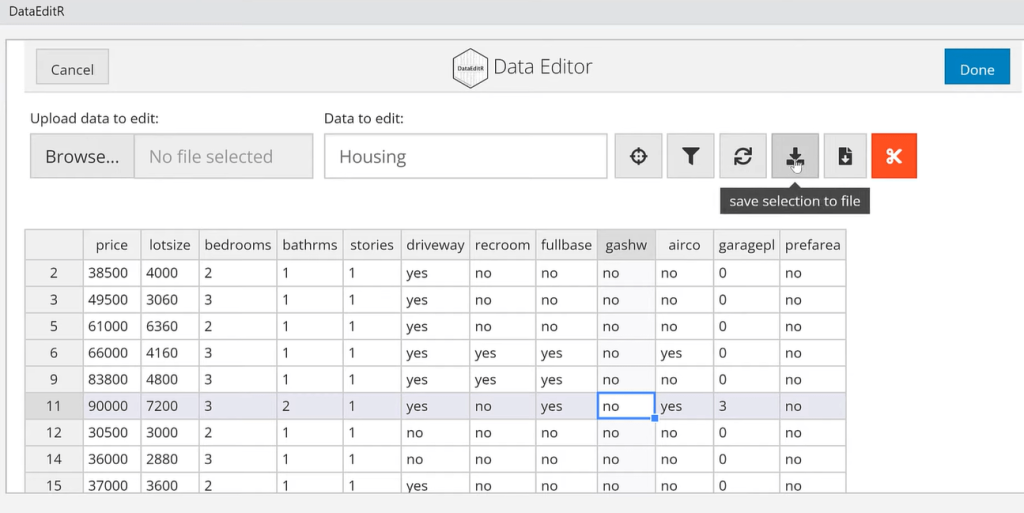 Edit Data In R