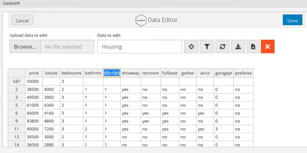 Edit Data In R