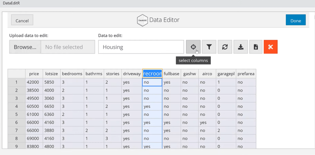 Edit Data In R