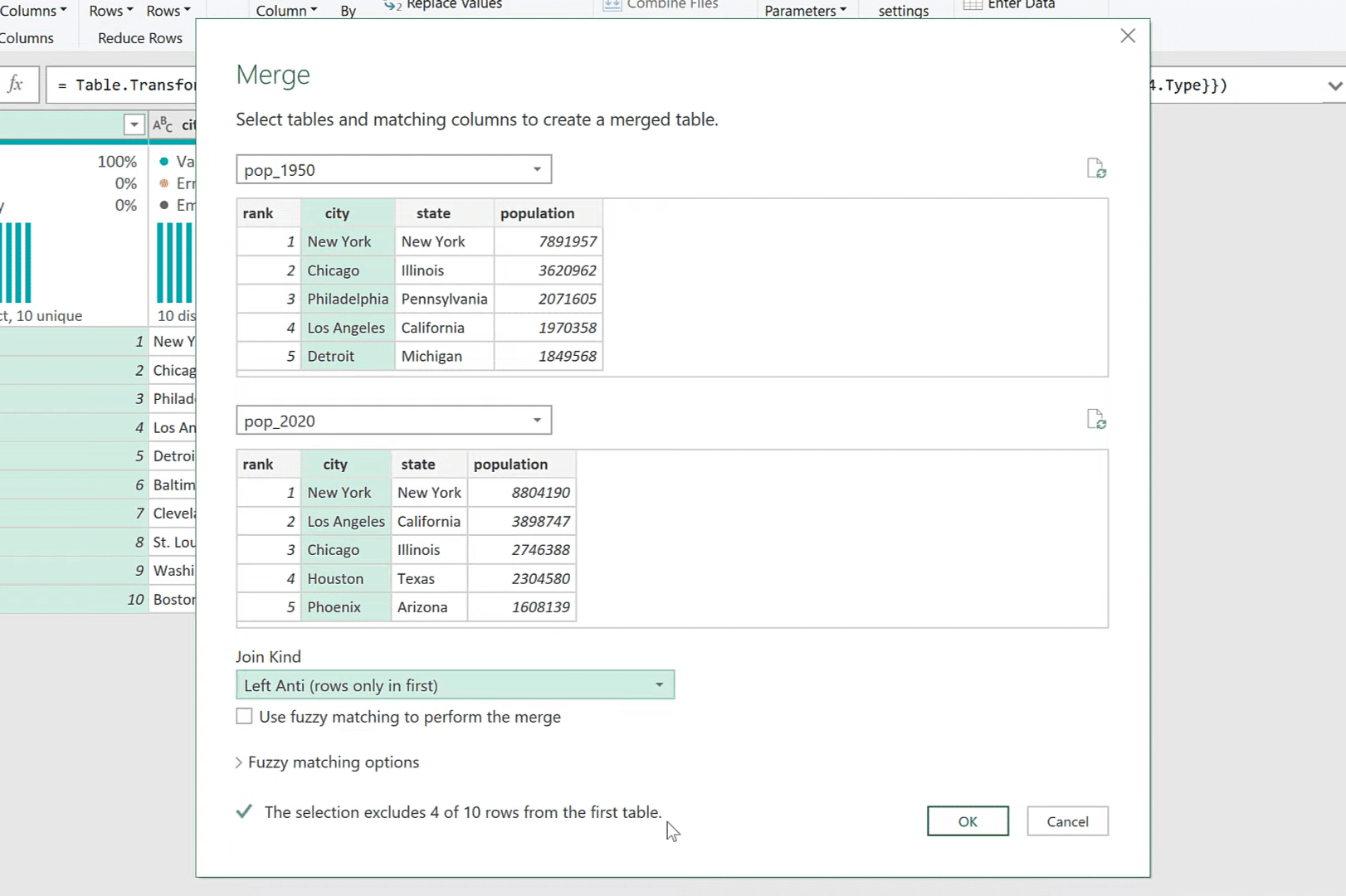 merge queries