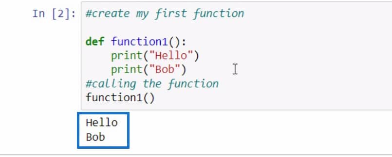 Python User Defined Functions