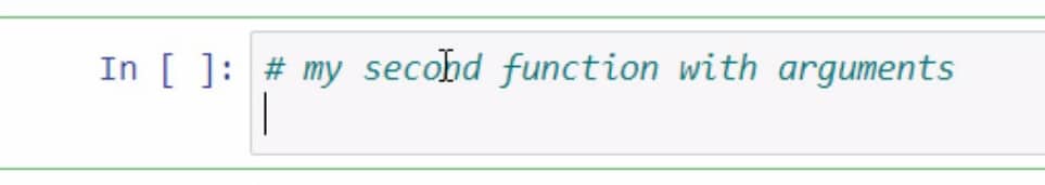 Python User Defined Functions