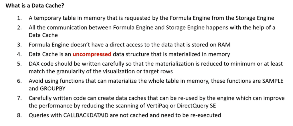 data cache