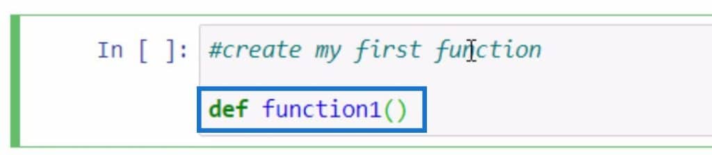 Python User Defined Functions