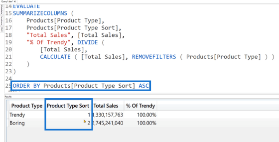 DAX Query Example Using Various Keywords & Functions – Master Data ...