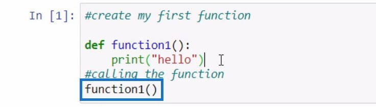 Python User Defined Functions