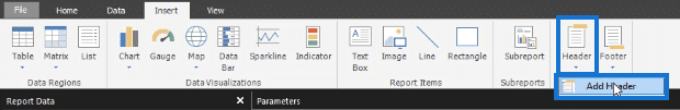 create paginated report