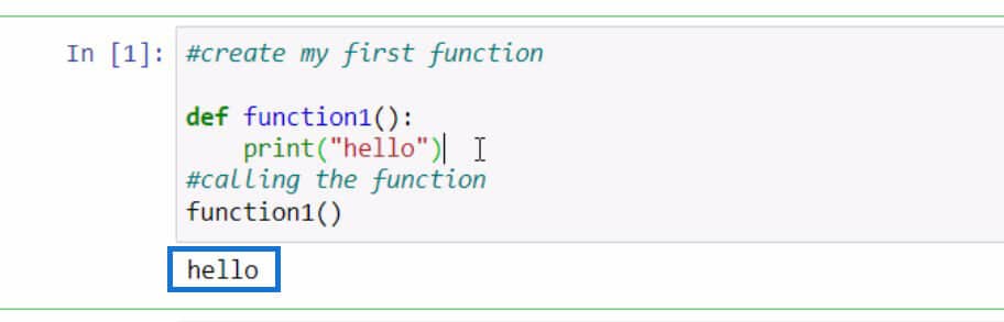 Python User Defined Functions