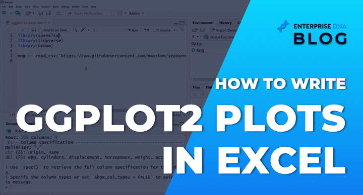 How To Write ggplot2 Plots In Excel - Enterprise DNA