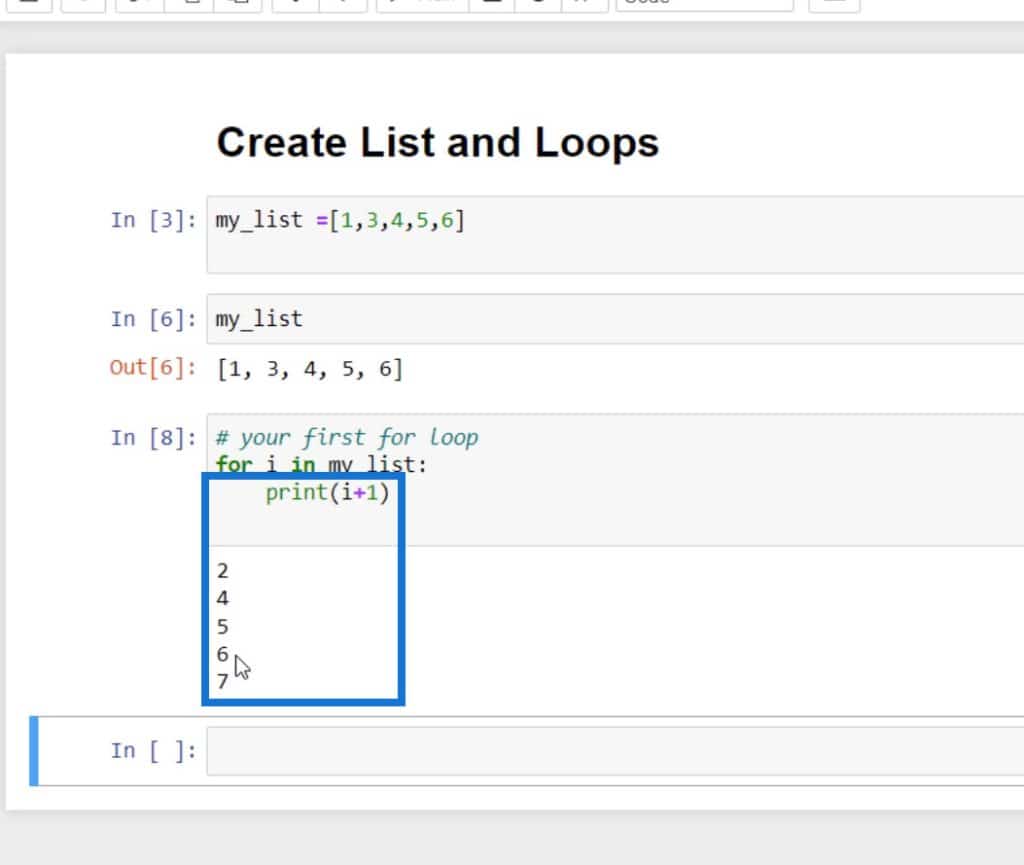 Python List And For Loop In Power BI   Master Data Skills + AI