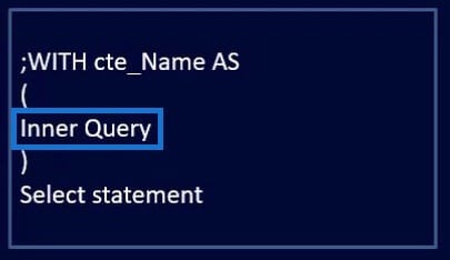 sql table expressions