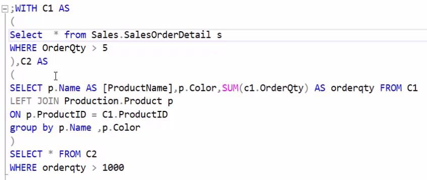 Common SQL Table Expressions For Power BI Users – Quant Insights Network