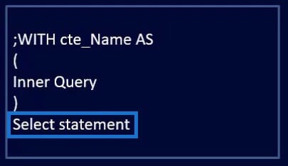 sql table expressions