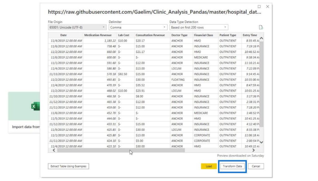 using Python in Power BI