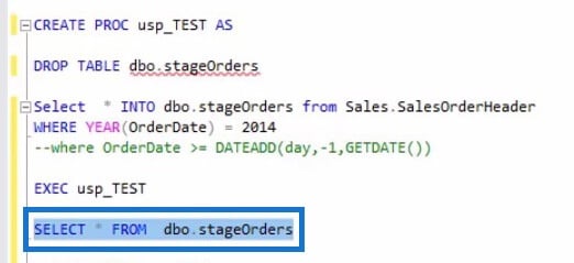 Stored Procedures In SQL