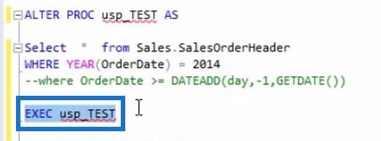 Stored Procedures In SQL