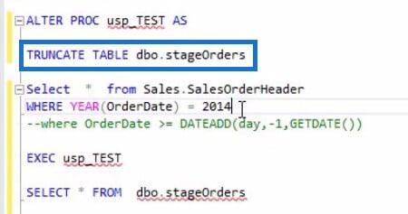 Stored Procedures In SQL