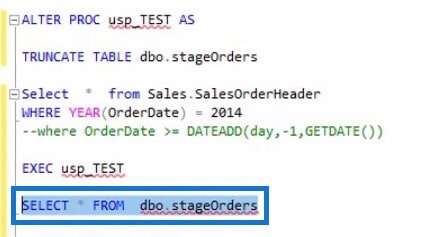 Stored Procedures In SQL