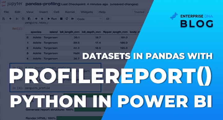 Datasets In Pandas With ProfileReport() | Python In Power BI