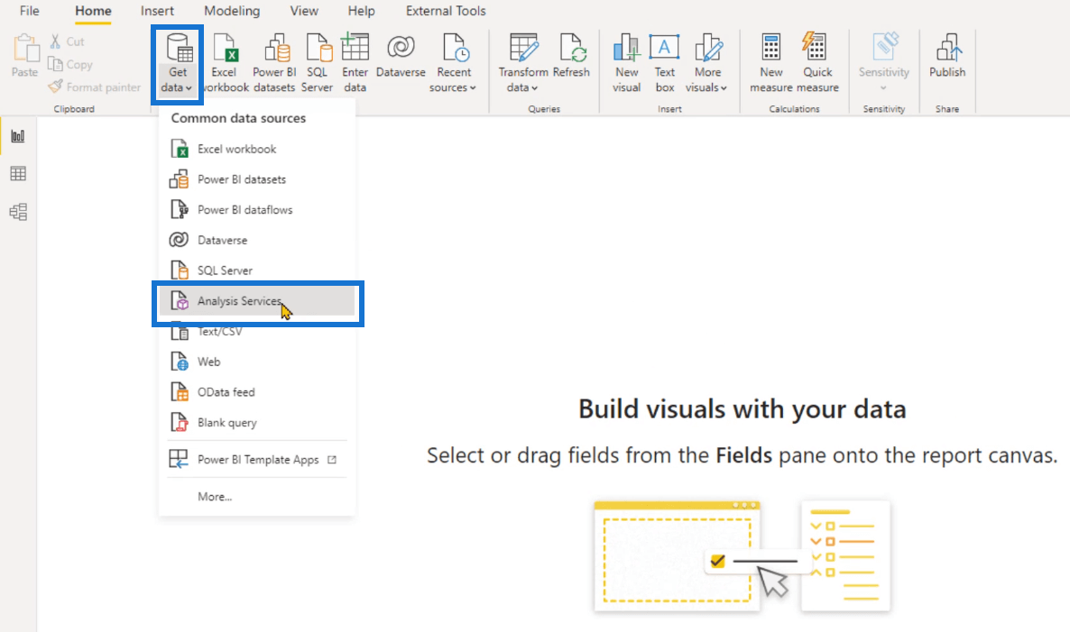 Using DAX To Load Data From SSAS To Power BI – Master Data Skills + AI