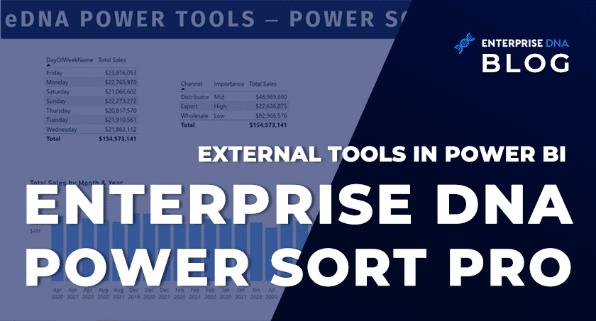 External Tools In Power BI - Enterprise DNA Power Sort Pro