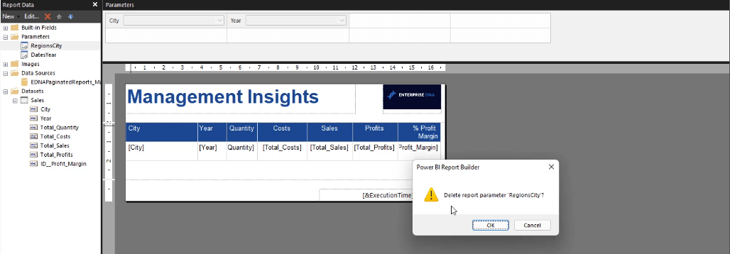 How To Create A Parameter In Report Builder – Master Data Skills + AI