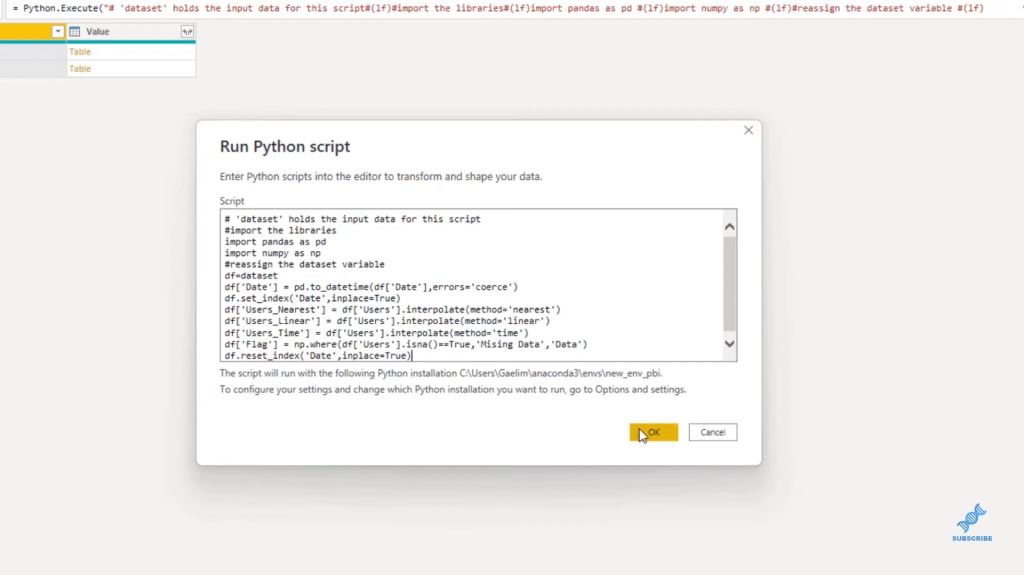 handling missing data in python