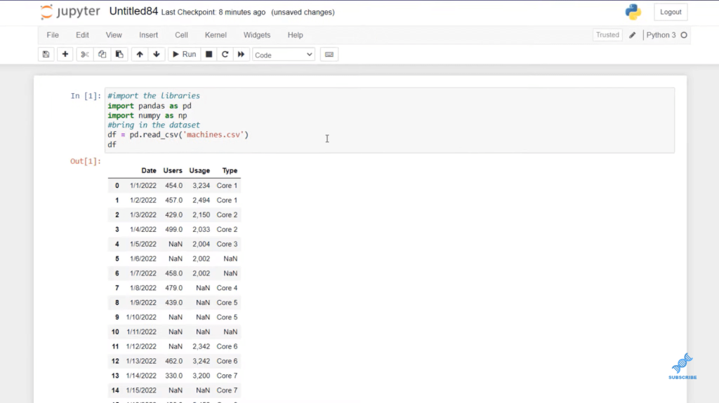 handling missing data in python