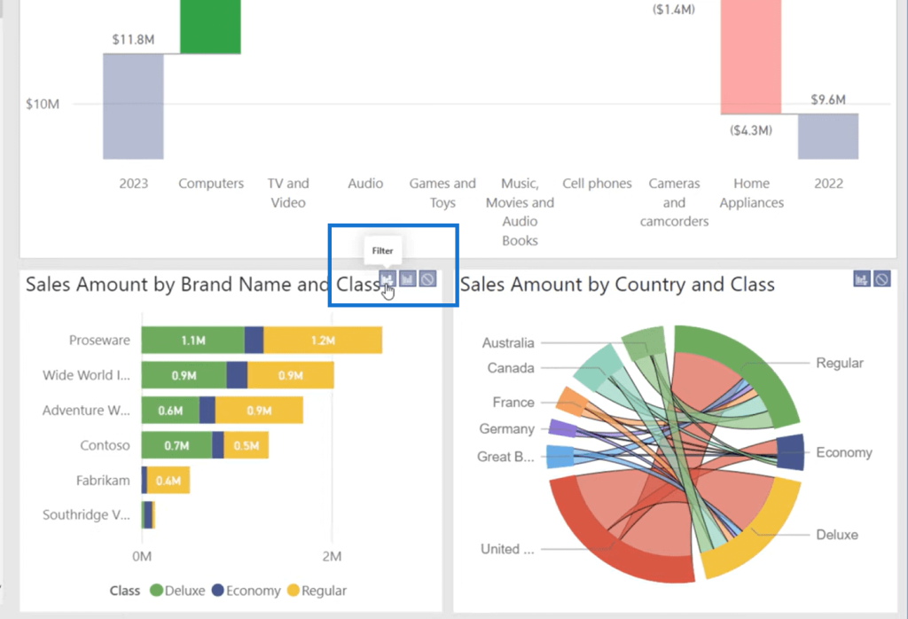 power bi visual filter