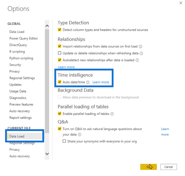 date table Power BI