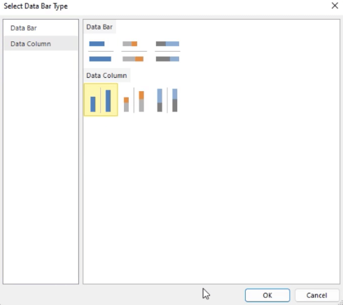 ssrs bar chart