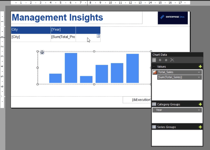 ssrs bar chart