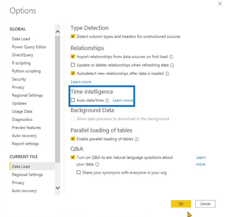 date table Power BI