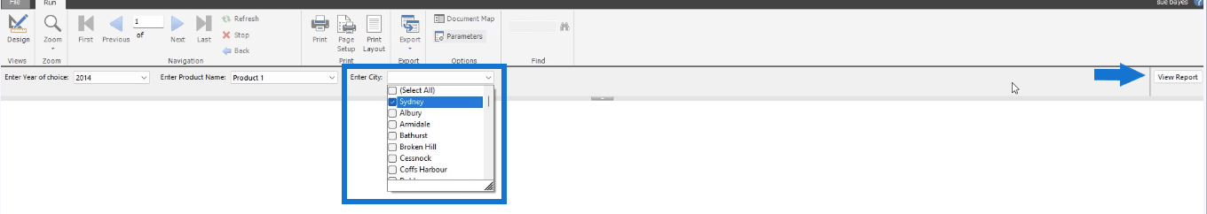 Use Cascading Parameters To Filter Data In Power BI Report Builder ...