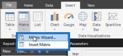 matrix power bi