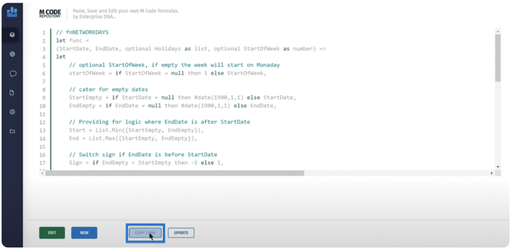 Creating Date Table