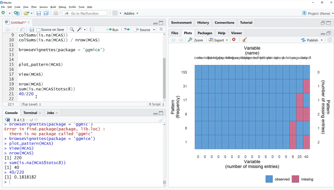 Visualizing Missing Data In R W/ GGMICE – Master Data Skills + AI